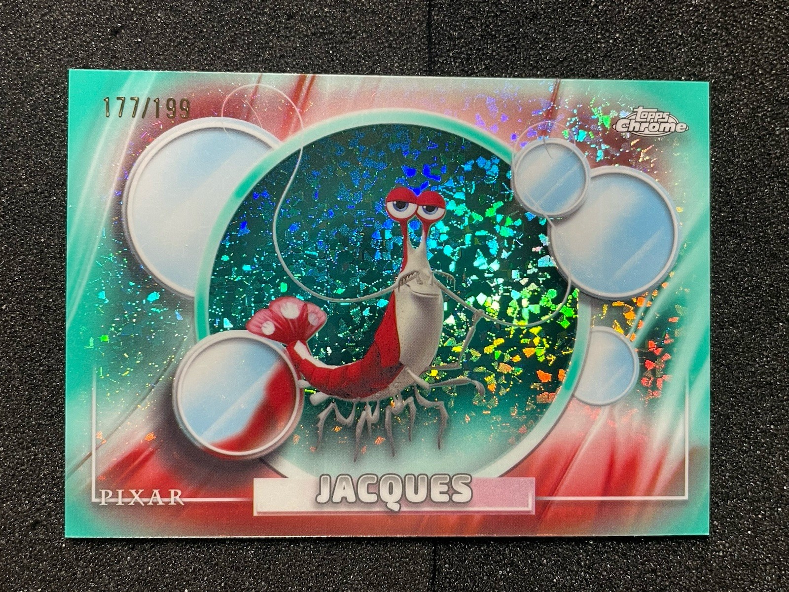 2026 Topps Chrome Disney #94 Jacques Aqua Mini Diamond Refractor  #/199
