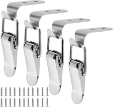 90 Degree Tool Box Hood Locks Latches, Stainless Steel Latch No lock hole