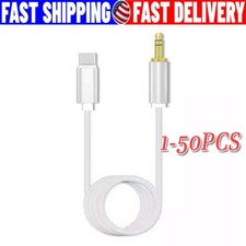 TypeC to Aux Cable USB Type-C Male To 3.5mm Cord Car AUX Music Audio Adapter Lot