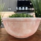 VTG Pink Flamingo PYREX Mixing Bowls #403 -  2.5 Quart Nesting Bowl