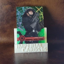 2017 Star Wars High Tek #107 Corporal Ansin Thobel Green 5/10 Pattern 1 Form 2