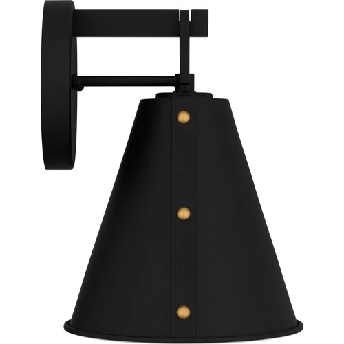 Quoizel HYD8408 Hyde 12" Tall Wall Sconce - Black - Picture 4 of 9