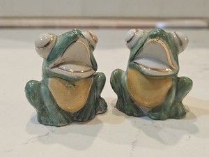 omersa　Frog　カエル　ヴィンテージ　レア　蛙 Vintage Frog Salt and Pepper Shakers | eBay