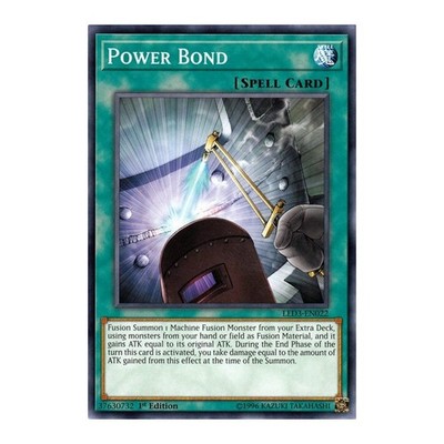 Yu-Gi-Oh TCG LED3-DE022 C Power Bond Legendary Duelists: White Dragon Abyss