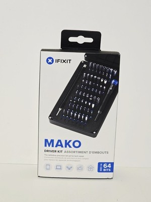 NEW! iFixit Mako Driver Kit - 64 Precision Bit Set for Electronics Repair