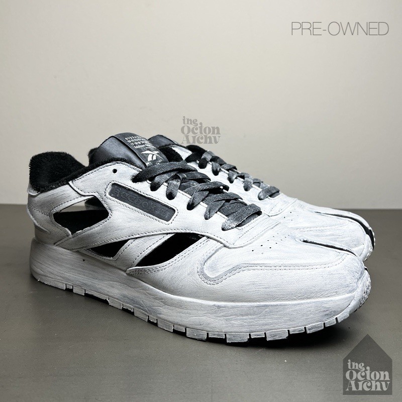靴 Maison Margiela 35,5 Maison Margiela Replica Leather & Suede Low-Top Sneakers | Saks