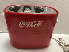 Nostalgia Coca-Cola Pop Up Hot Dog & Bun Toaster Complete EC Works FREE SHIPPING