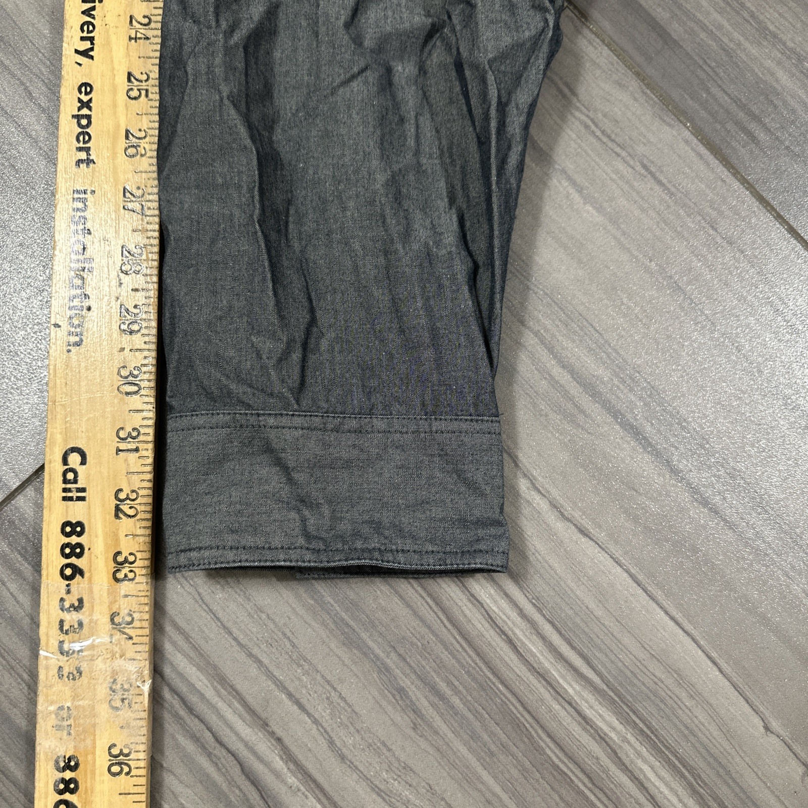 Harley Davidson Hidden Snap Button Down Long Slee… - image 16