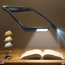 Rechargeable Neck Reading Light 2000mAh, 10-80Hrs Eye-Friendly Wide Lamp, Gifts