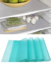 Shelf Mat - Waterproof Non-Slip Fridge Liner - 4pcs Washable Pads