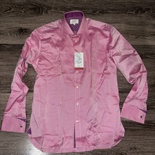 Ted Baker Endurance Dress Shirt NEW Men  s Neck 16.5 Red