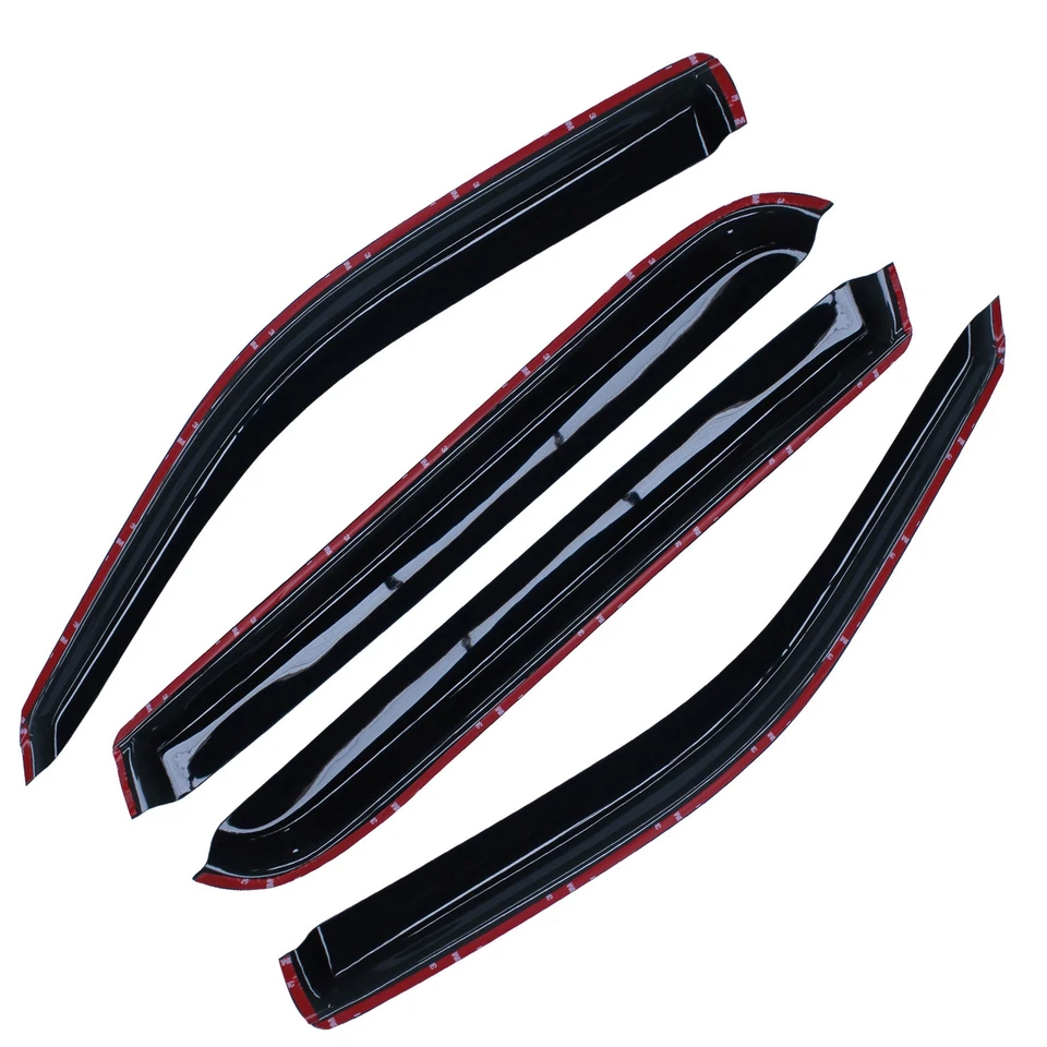 Apto para Ford Explorer 2002-2010 Viseras de ventana Ventilación solar Parasol Deflectores Humo Foto 3 de 4