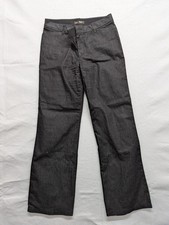 Levis Womens Black Denim Wide-Leg Jeans Size 8