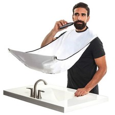 Beard Shaving Apron Hair Catcher Cape Men Face Shave Bib Grooming Cleaner