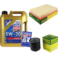 Inspektionspaket 5L Liqui Moly Longlife 5W-30 FüR VW Polo 1.4 16V Golf V 1.6