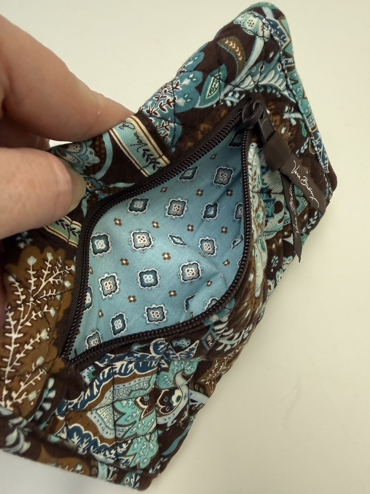 Vera Bradley Java Blue String Wallet Or Crossbody… - image 4