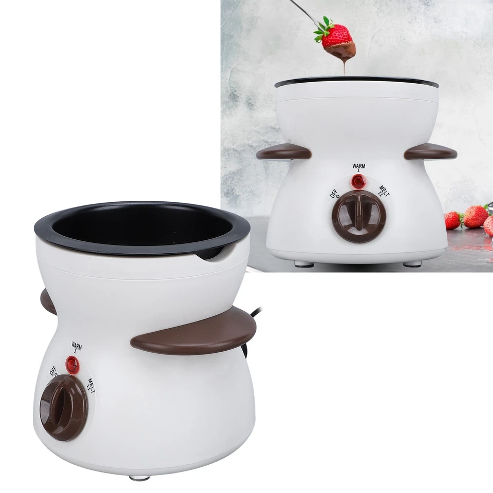 White US Plug 110V Mini Electric Fondue Pot Set With 10 Dipping Forks - Image 2 of 4