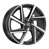 1X MSW (Oz) MSW 80/4 Gloss Black Full Polished 6.0Jx15 4X108 ET40