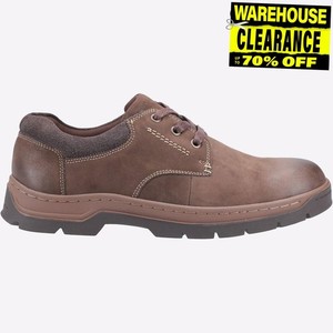 Cotswold Thickwood Mens Burnished Leather MEMORY FOAM Shoes