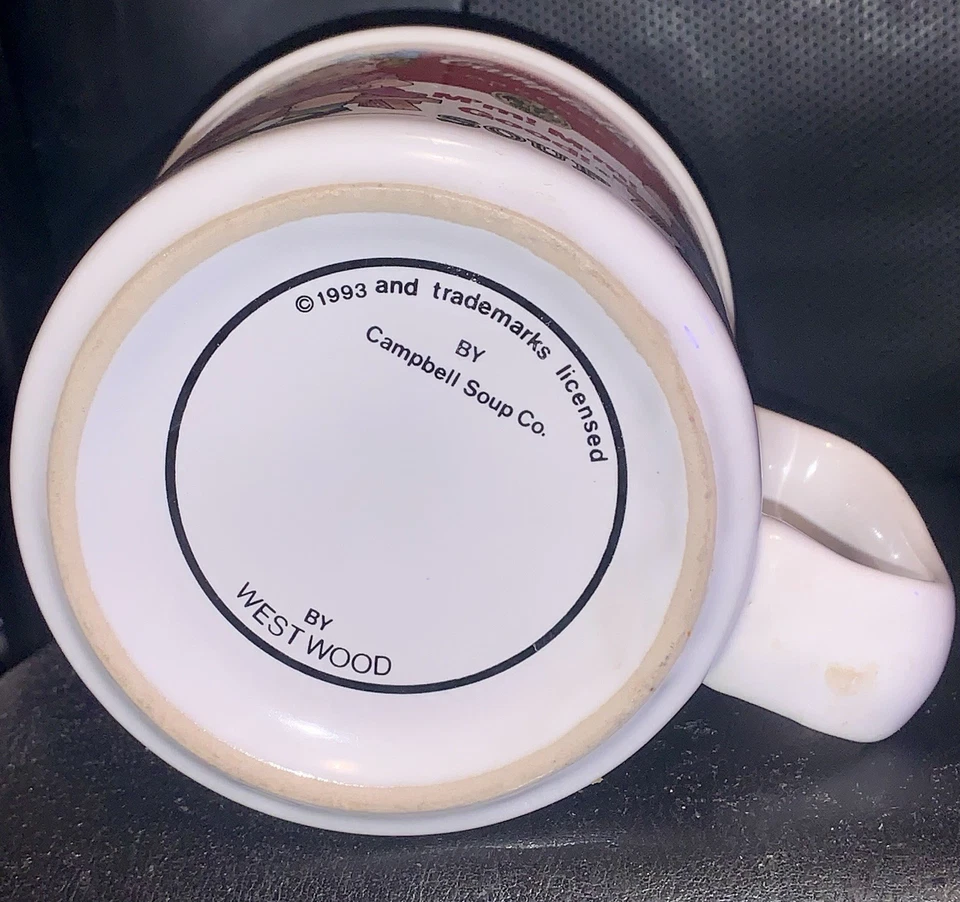 Taza sopa Campbells 1993 vintage cerámica Foto 3 de 3