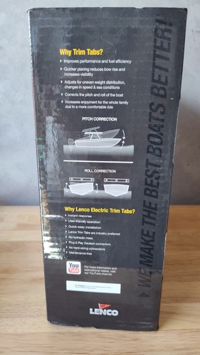 Lenco 12" x 12" Standard Trim Tab Kit without Switch Kit 12V - Picture 4 of 8