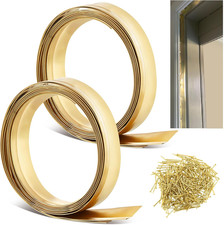1-1/8" W X 17.72' L Spring Bronze Weather Stripping Metal Brass Weather S
