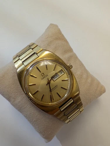 Vintage Omega Seamaster 166.0216 Automatic Day-Date Gold/Serviced/OG Bracelet