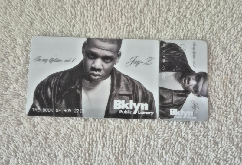 Jay-Z The Book of HOV 2023 Brooklyn Public Library Card