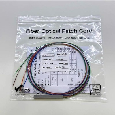 1x4/8/16 PLC Fiber Optic Splitter Single Mode Without Connector forFTTH/GPON/PON