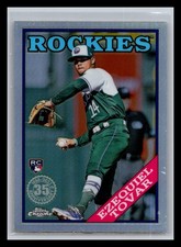Ezequiel Tovar Rockies #88BC-9 Topps 2023 Chrome 1988 Topps Baseball Anniversary
