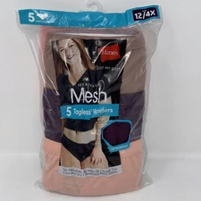 HANES Just My Size Mesh HIPSTERS Underwear Panties Size 12/4x