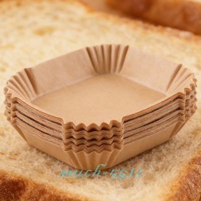 New Air Fryer Disposable Paper Liner Non-stick Baking Oil-proof Liners Square
