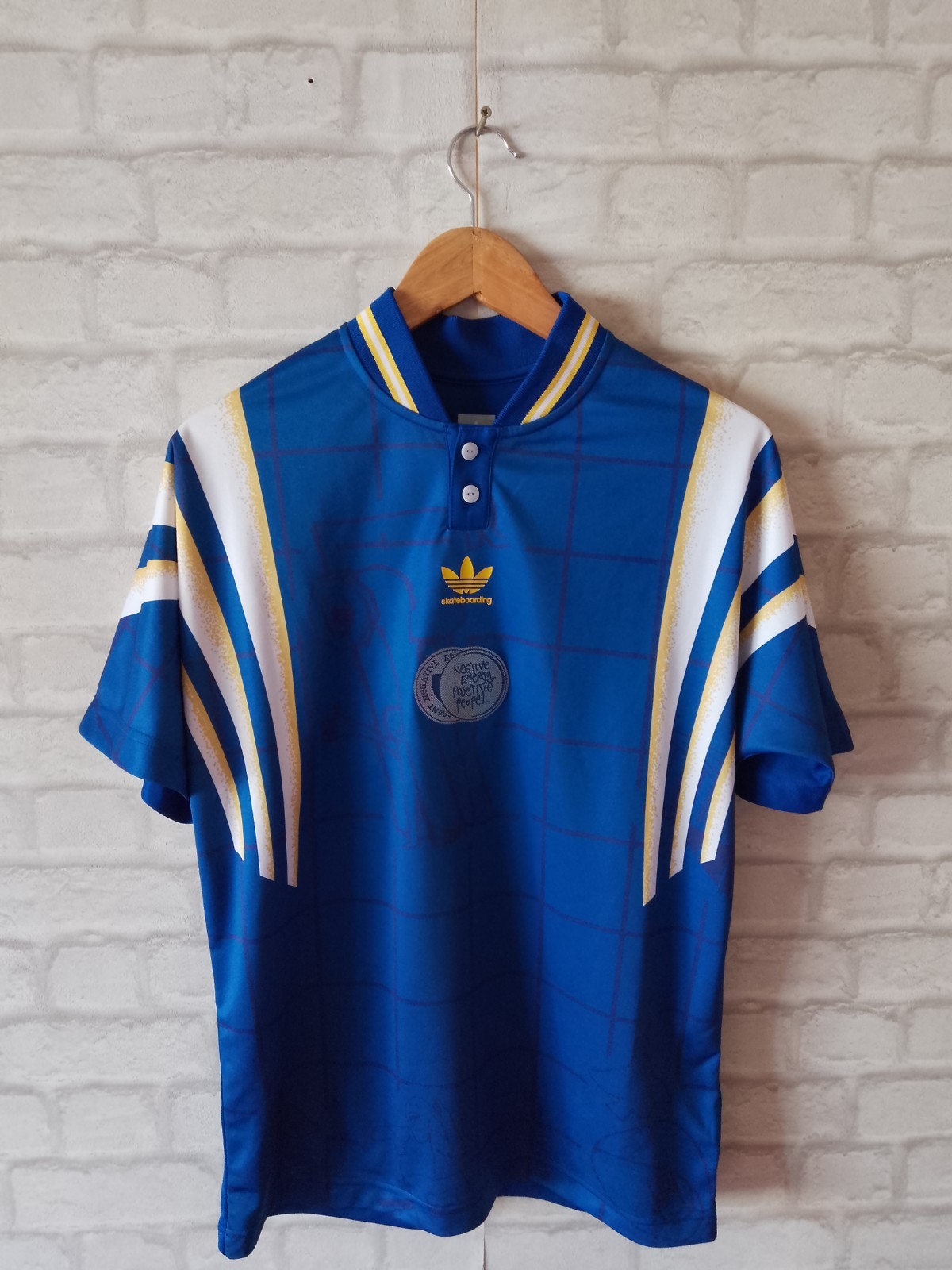 Camiseta deportiva de skate Adidas "Rodrigo Teixeira" (CE1828) ¡Rara!