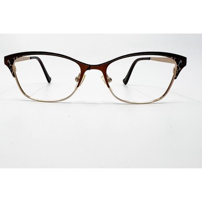 Betsey Johnson Eyeglasses Womens Brown Leopard Free Spirit 49-16-130 Small