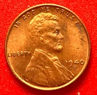 1940-D Lincoln Wheat Cent Penny GEM RED BU From an Original Bank Roll
