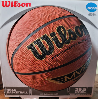 Wilson MVP Official Game Ball Mens Indoor/Outdoor NCAA Basketball 29.5