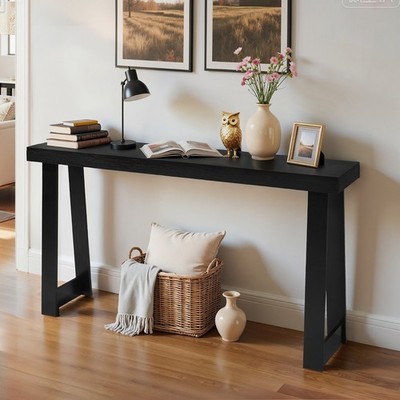Uimoso 56'' Long Console Table, Farmhouse Entryway Table, Rectangular Sofa Table