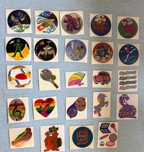 Vintage 1980s stickers Sandylion Mylar You Choose Read Description foil HTF