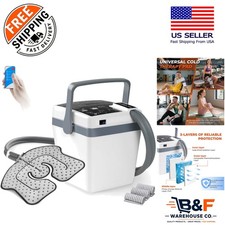 Cold Therapy Machine for Knee Joint Pain Relief - Adjustable Wrap Quiet Pump