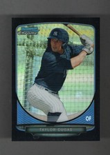 2013 Bowman Chrome Taylor Dugas BCP139 Black Refractor 13/15 New York Yankees