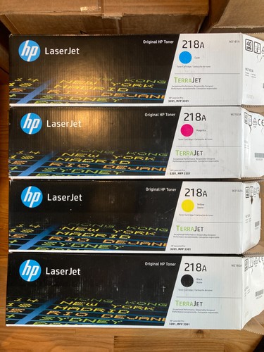 HP 218A Black/Cyan/Magenta/Yellow Standard Yield Toner Cartridge Set