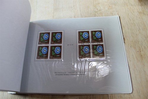 SWITZERLAND PTT PACK 1958 B277-281 BLOCKS OF 4 MINT/ USED CAT 42.40 JUVENTUTE - Picture 4 of 8