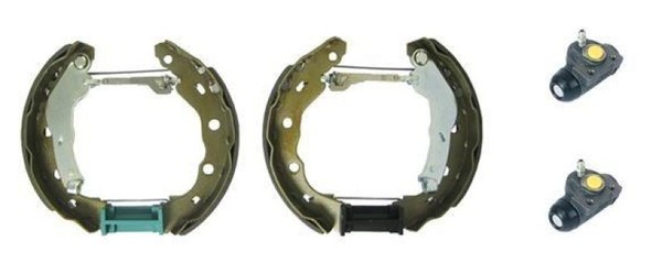 Brembo 4X Bremsbacken Bremsbackensatz FüR Trommelbremse Hinten K 54 011-image