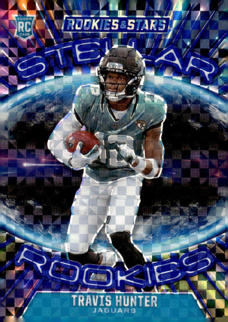 TRAVIS HUNTER RC 2025 Panini Rookies and Stars Stellar Blue Plaid #2 J ID:155406
