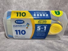 Dr. Scholl's Custom Fit Orthotic Inserts CF 110 3/4 Foot Length CF110 NEW NIB