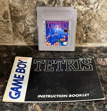 Tetris (Nintendo Game Boy, 1989) Loose Working! Manual Included.