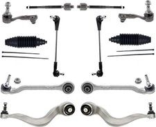 Front Lower Control Arms Ball J + Bushings Tie Rods For BMW 230i XDrive 2017-21