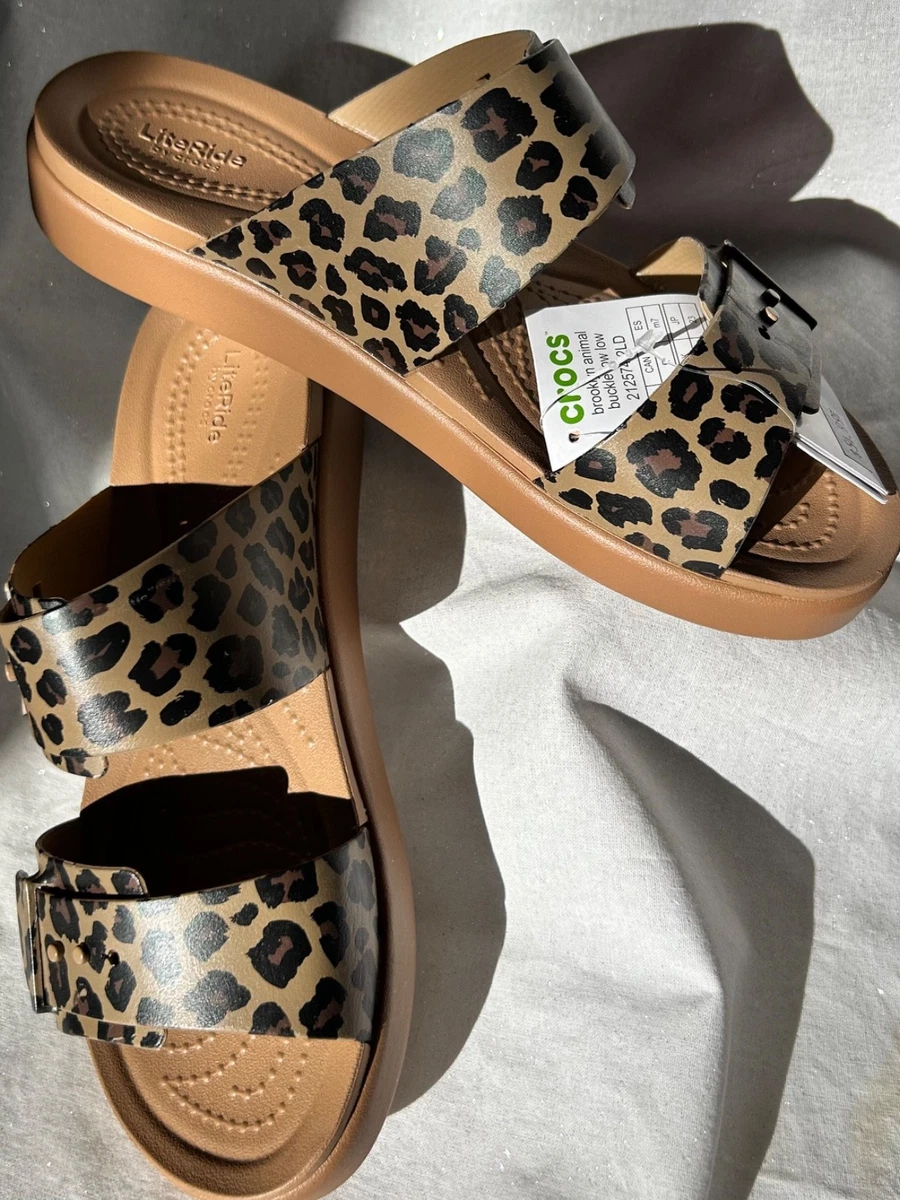 25+ Crocs Animal Print Low (1-1.9 in) Heel Height Sandals for