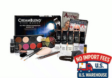 Mehron Creamblend All-Pro Student Professional Stage Makeup Kit Fair