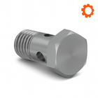 DETROIT DIESEL HOLLOW SCREW FASTENER BOLT DDE N000000004897 | Parts Masters image 1